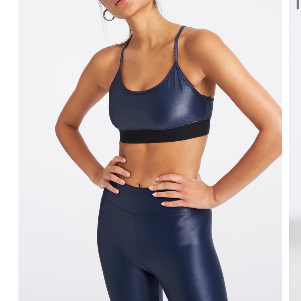 Two Koral “Sweeper” Sports Bra in Black & Camo